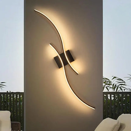 Modern Bedroom LED Wall Lamps for Corridor Aisle AC85-265V Aluminum LED Wall Lights Wall Sconce for TV Background Interior Lamp