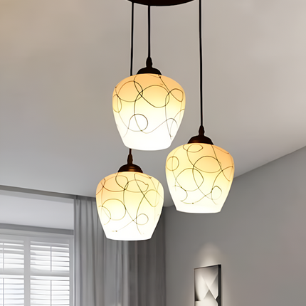 Decorative Antique Ceiling Light for Home Décor(18W) Size 15X10X15 CM