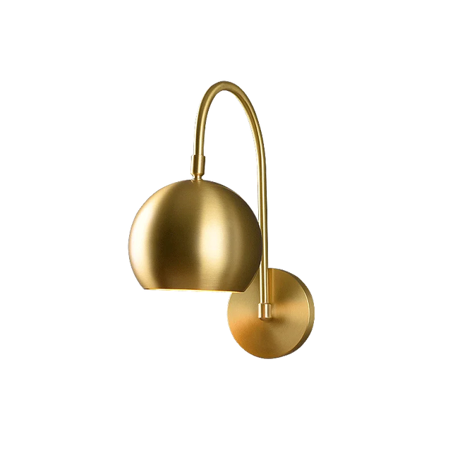 Modern brass lighting wall lamps, bedroom bedside lamp, bookcase lamp, staircase decorative lamps, living room lighting lamp